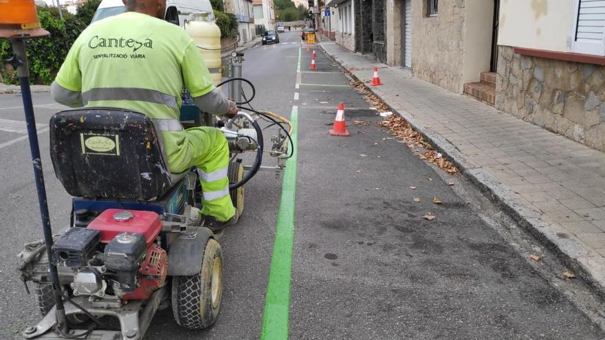 Aquest matí ja es començaven a pintar els primers carrers