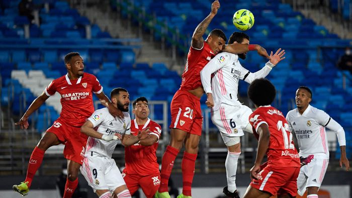 Igualdad entre el Madrid y el Sevilla esta temporada