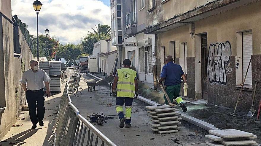 Obras de mejora en la calle Ponte por 48.900 euros