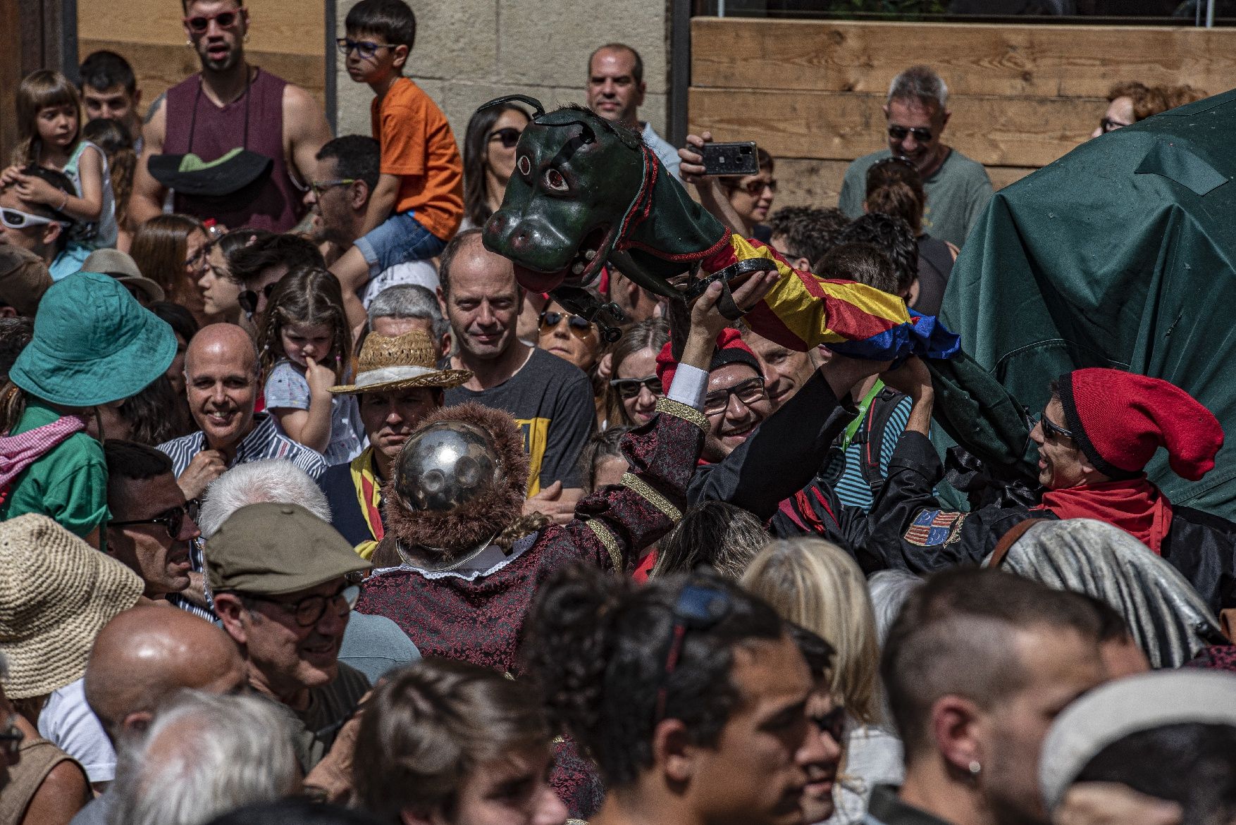 La Patum de lluïment de dijous, en fotos