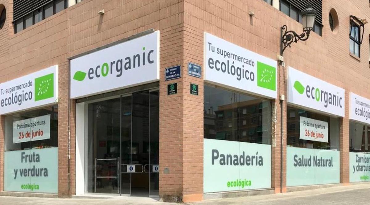 Tienda de Ecorganic en el número 16 de la calle Serrería de València.