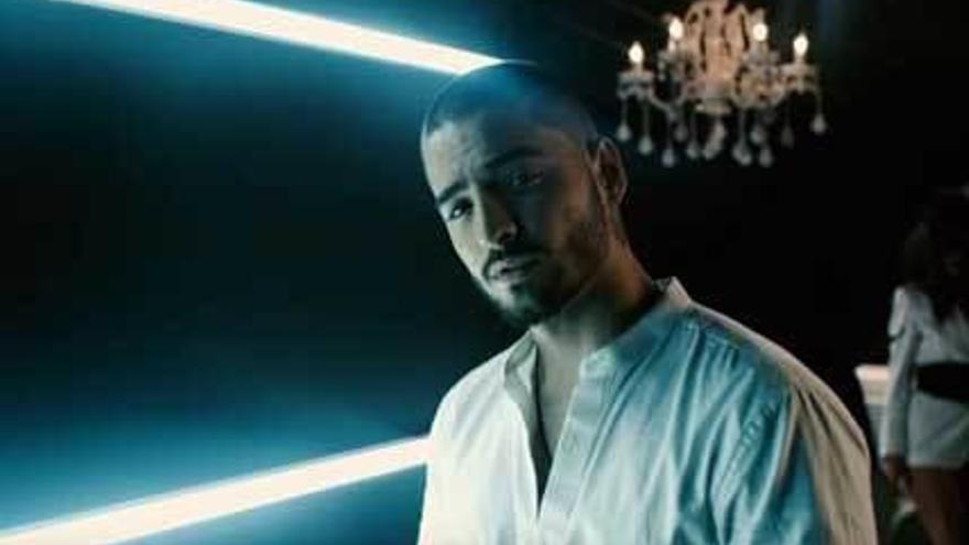 Imagen de Maluma en el vídeo de &quot;Cuatro Babys&quot;.