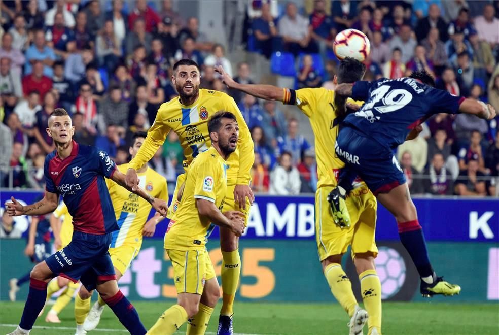 El SD Huesca contra el Espanyol