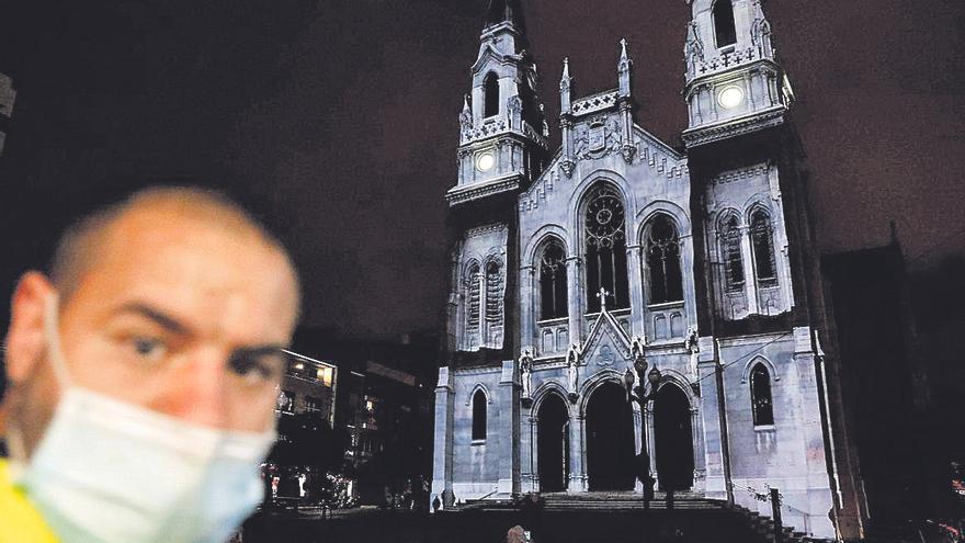 La iglesia de Santo Tomás de Sabugo durante la pasada edición de San Agustín / Sara Villamuza