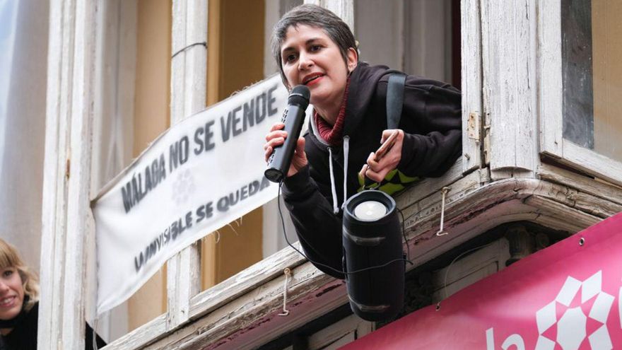 Protesta contra el desalojo este año.