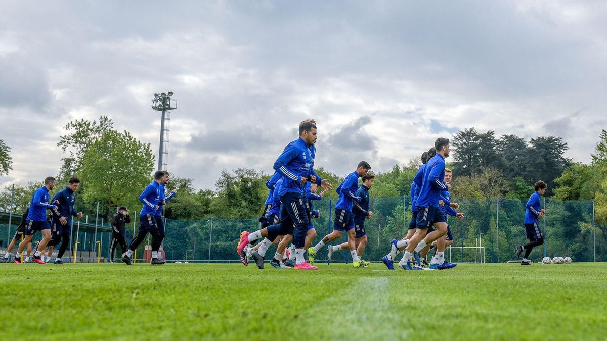 Entrenamiento del Real Oviedo en El Requexón