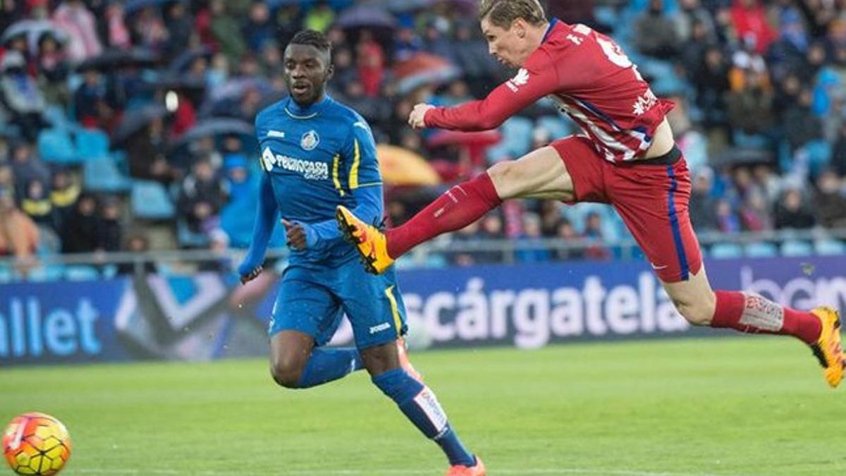 Fernando Torres marcó su gol 101 con el Atlético al Getafe