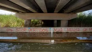 Medirán cada cinco minutos la calidad del agua que llega al Mar Menor desde la rambla del Albujón