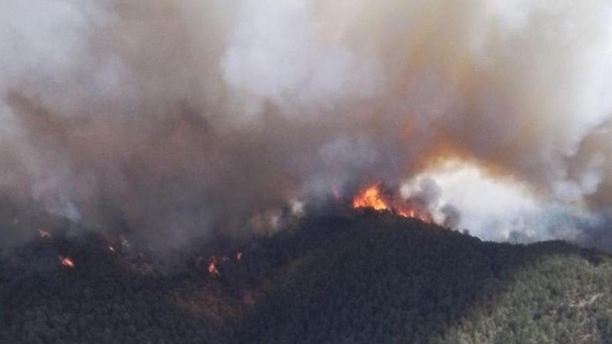 Incendio Santa María de la Peña