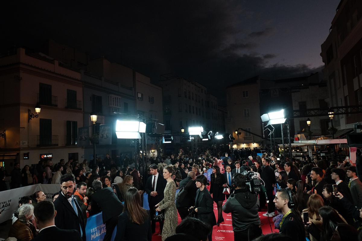 Alfombra roja de la inauguración del Festival de Málaga