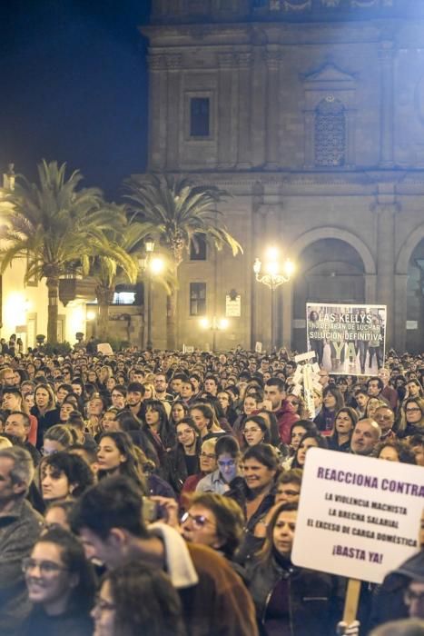 GENTE Y CULTURA 07-03-19  LAS PALMAS DE GRAN CANARIA. 8M Día Internacional de la Mujer. Manifestación por el 8M Día Internacional de la Mujer. FOTOS: JUAN CASTRO