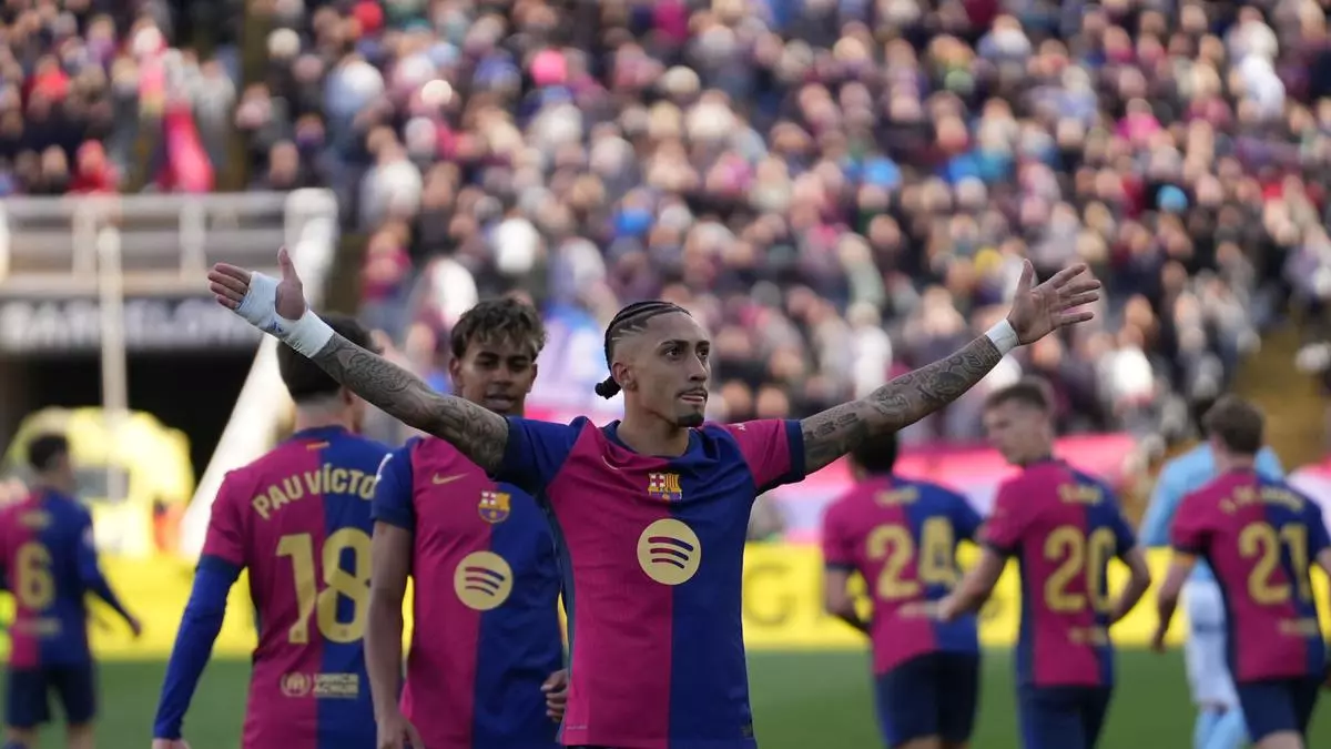 Los n迆meros no enga?an: Raphinha ya iguala a Neymar