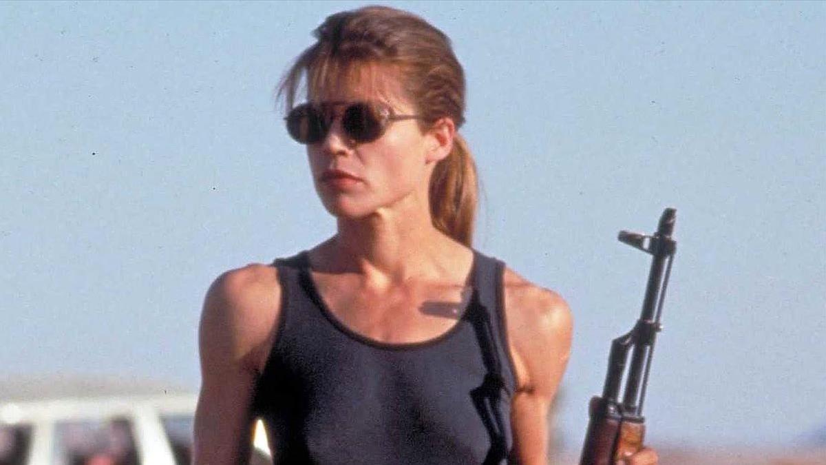 Linda Hamilton, en 'Terminator 2'