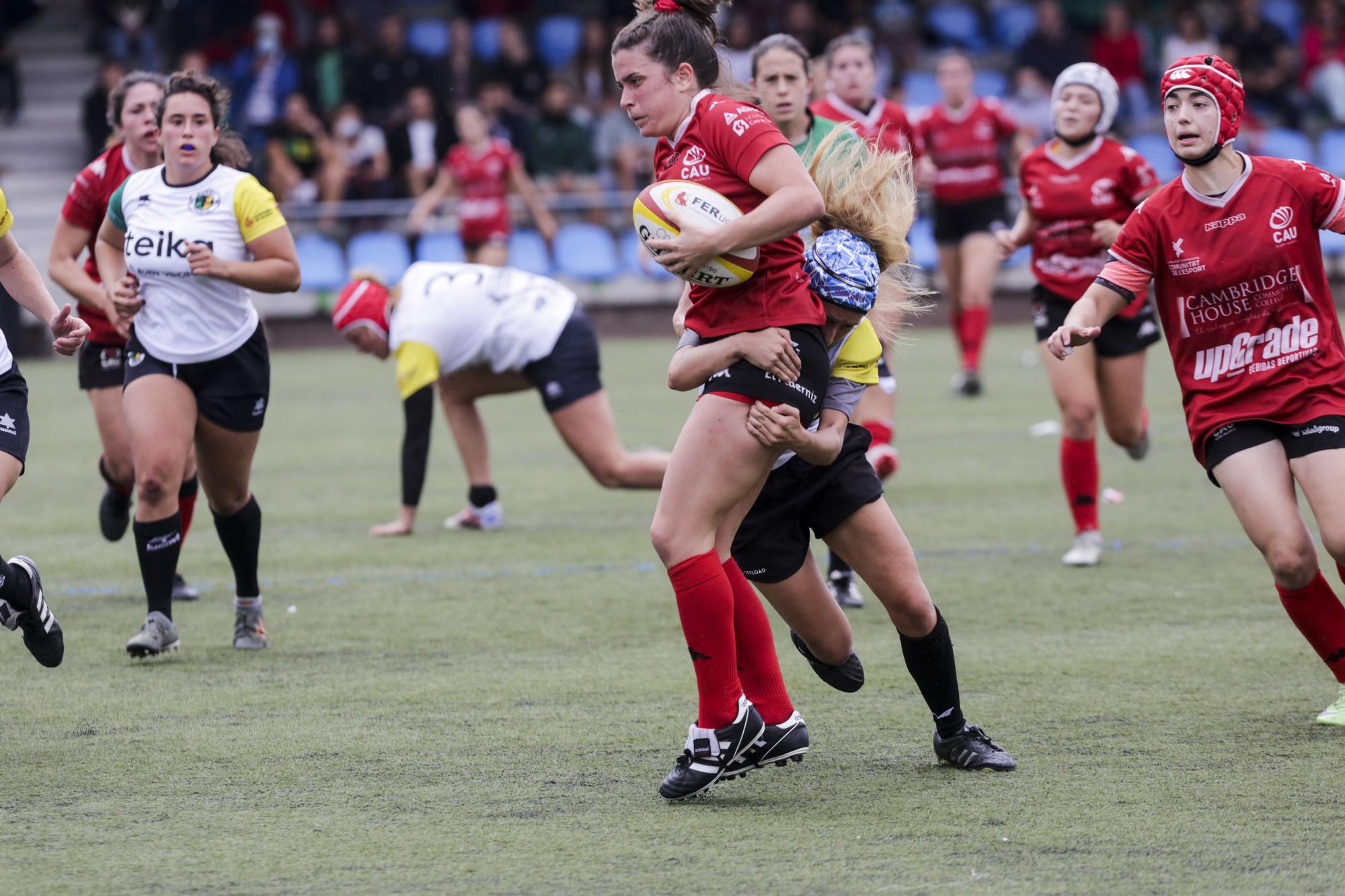 Victoria del Rugby Turia ante CAU Valencia en División de Honor B femenina  de rugby - Superdeporte