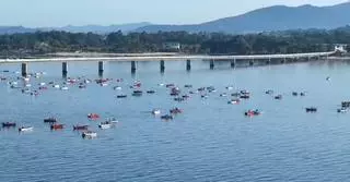 El marisqueo se pesca desde el aire