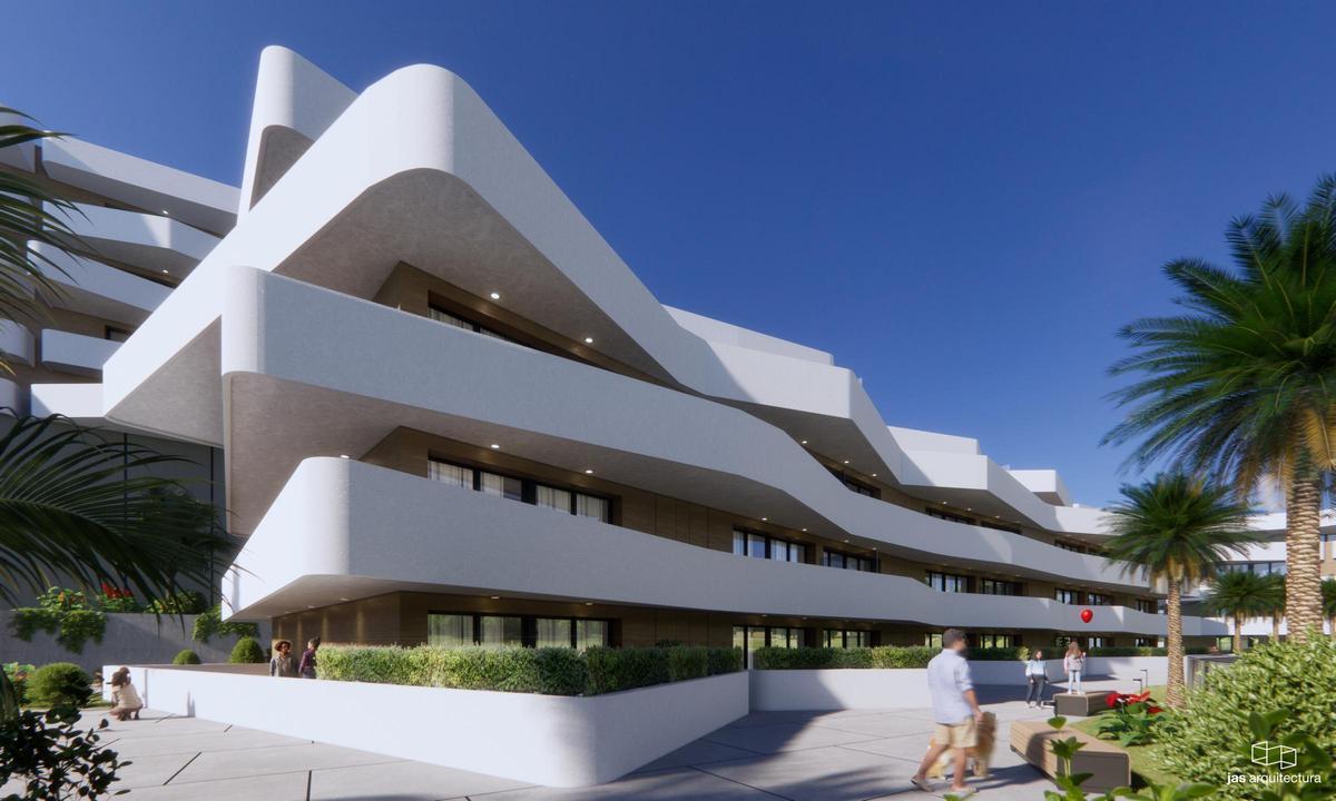 El proyecto en La Nucía será un residencial de 100 viviendas.