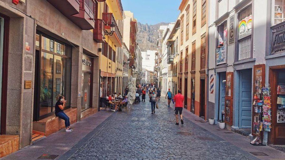 La calle Real, en Santa Cruz de La Palma.