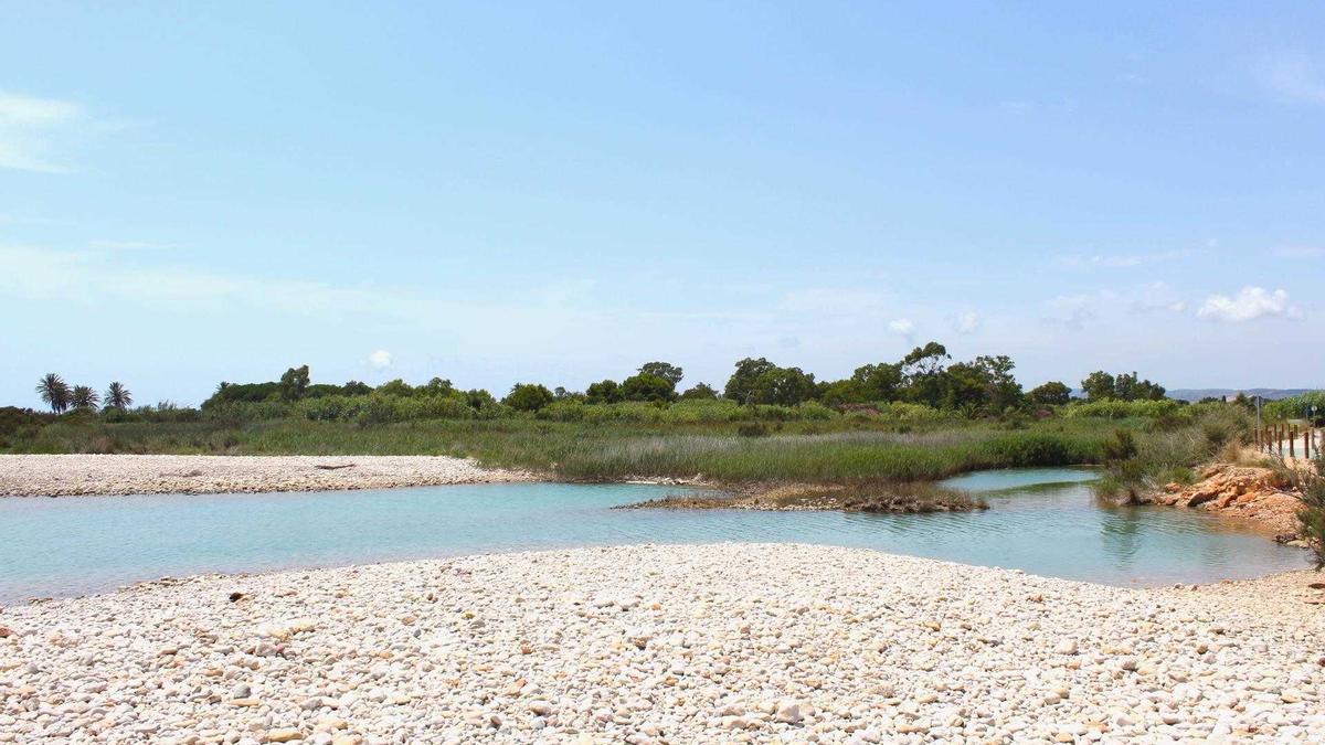 La playa l&#039;Estany, en Alcossebre.