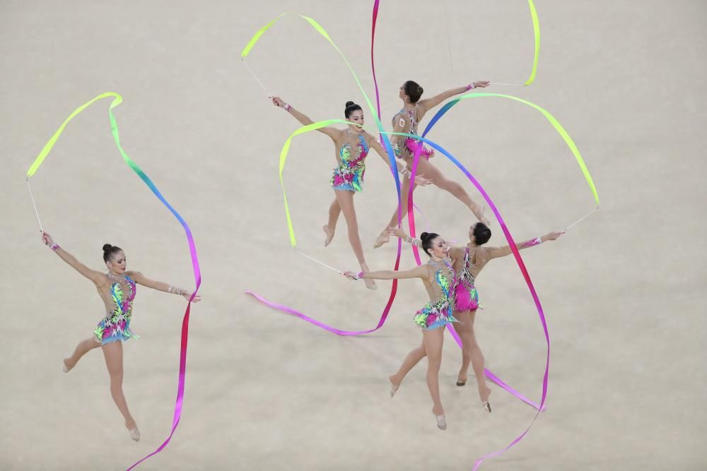 Olimpiadas Río 2016: España gana la plata en la final de gimnasia rítmica