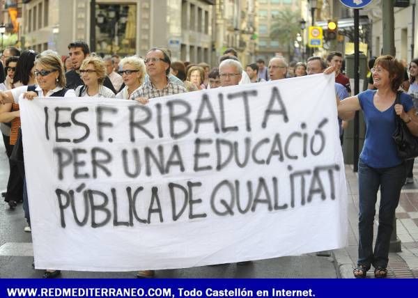 CASTELLÓN SALE A LA CALLE EN PRO DE LA EDUCACIÓN