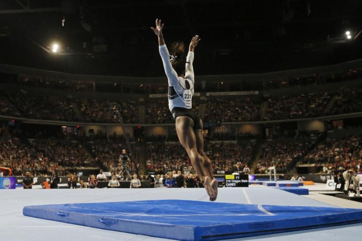 La increible Simone Biles, vuelve a la acción