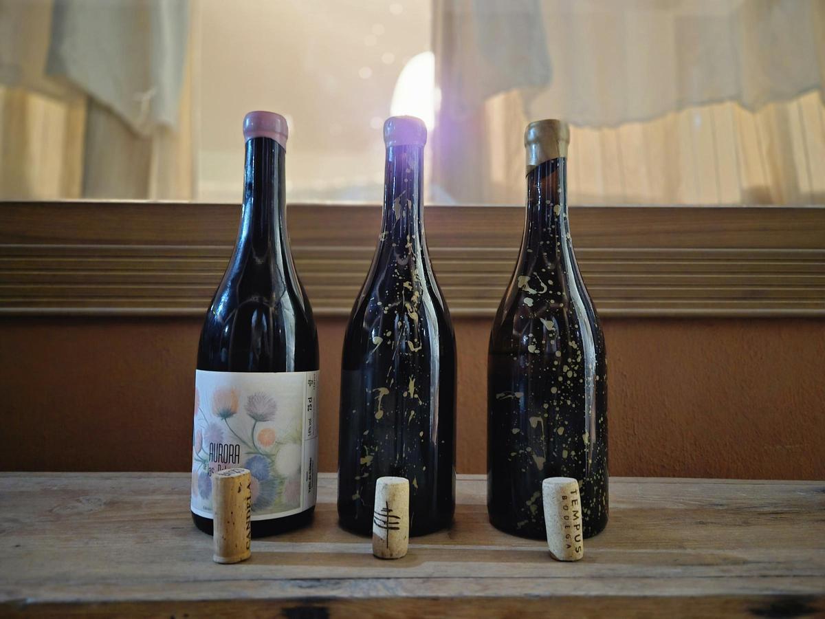 Vinos Candela y Aurora de diferentes añadas.