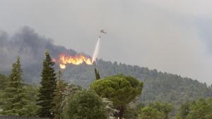 Incendio en Artesa de Segre, en Lleida)