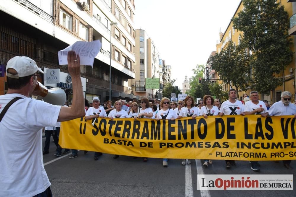 Manifestación por el Soterramiento en Murcia