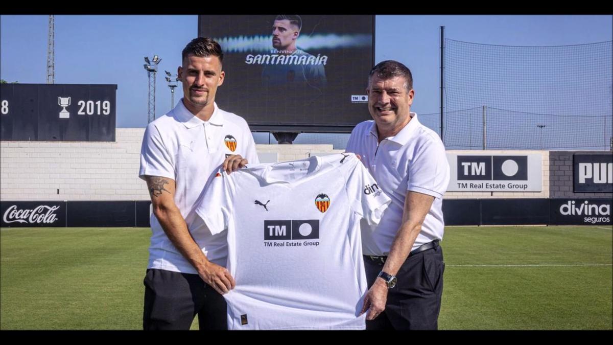Santamaría se incorpora a la pretemporada del Valencia CF