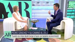 Pedro Sánchez en el programa de Ana Rosa.