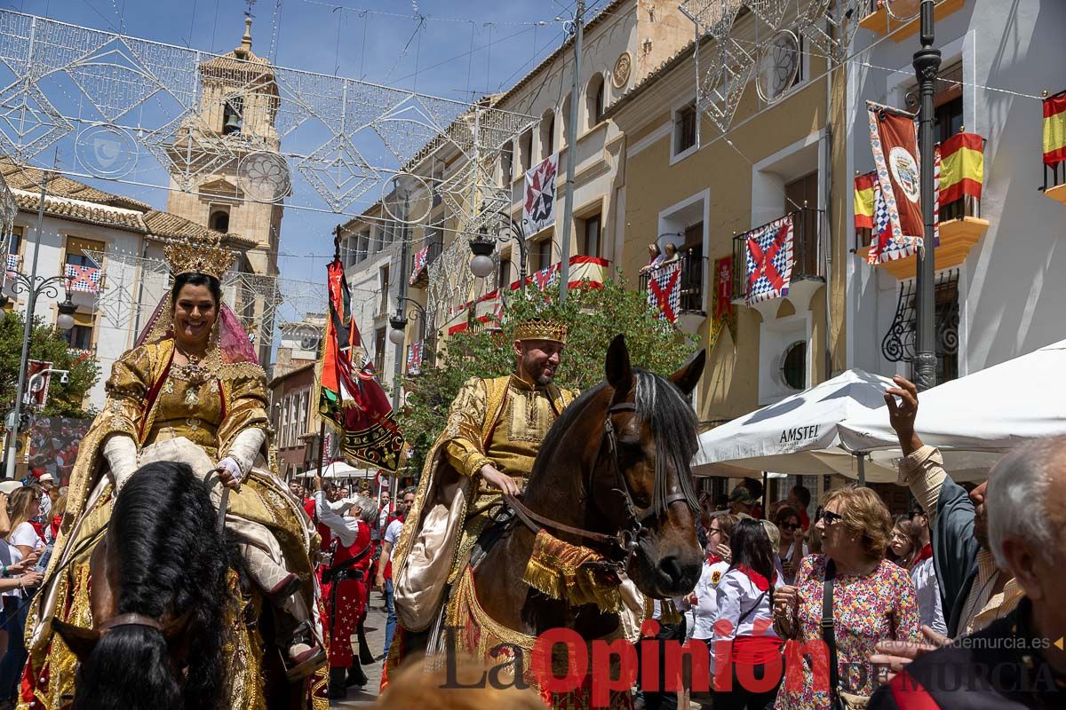 Moros y Cristianos en la mañana del dos de mayo en Caravaca