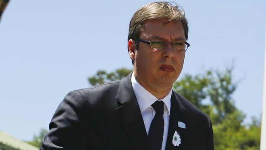 Aleksandar Vucic, primer ministro de Serbia.