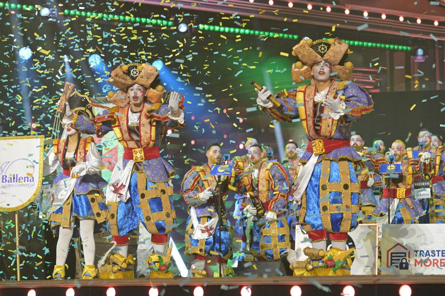 Los Majaderos, en su actuación en la segunda fase del certamen.