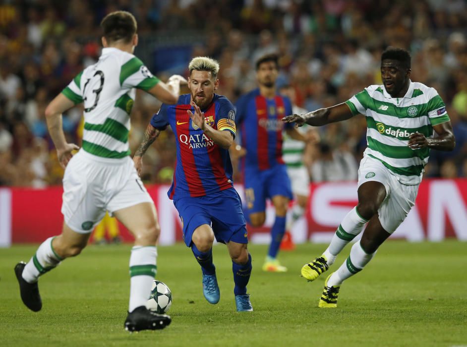 El Barça goleja el Celtic al Camp Nou