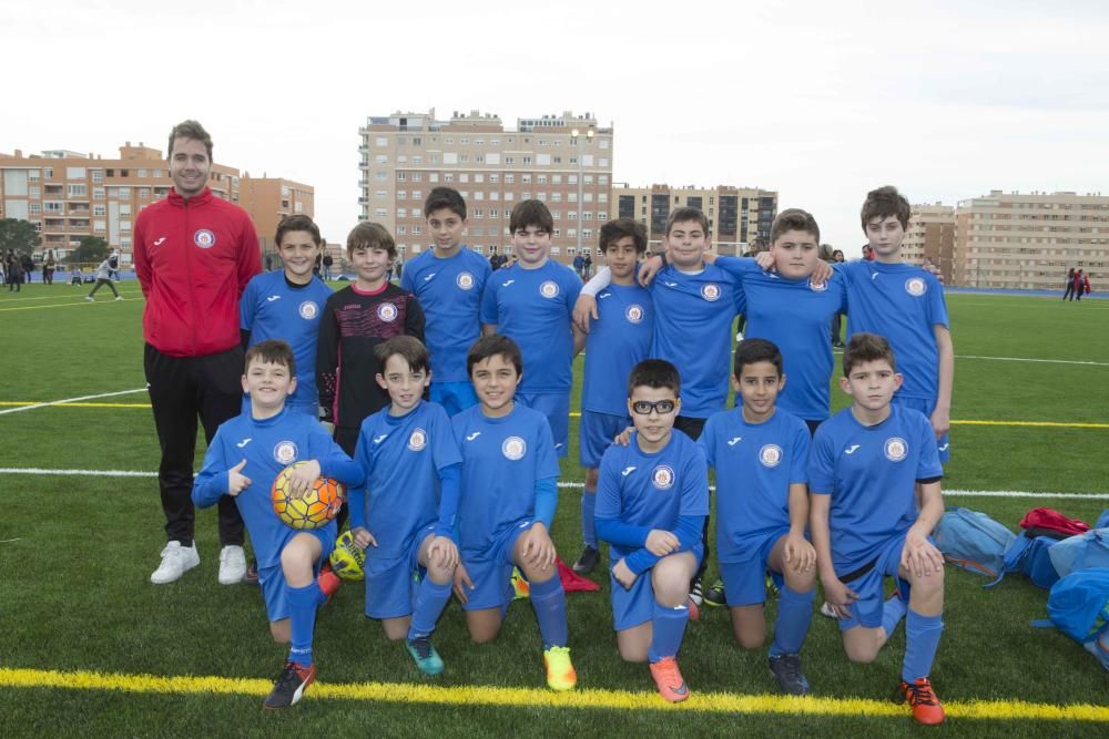 Inauguración del nuevo campo de fútbol del colegio Salesianos