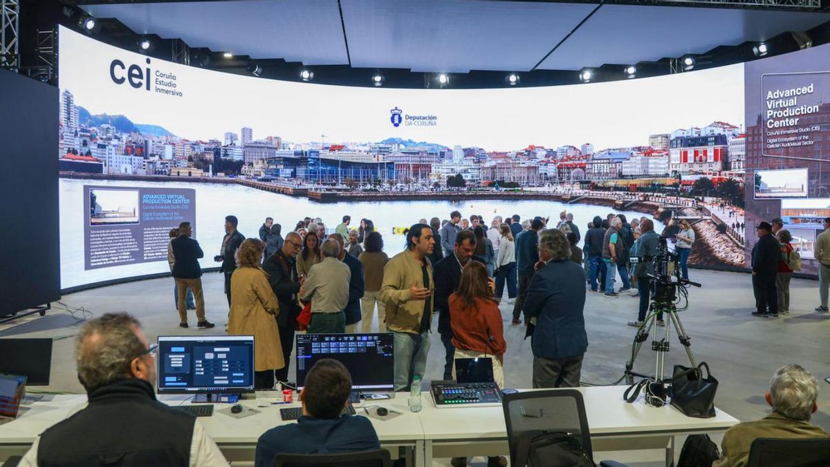 Plató virtual de la Ciudad de las TIC. |  Germán Barreiros/Roller Agencia