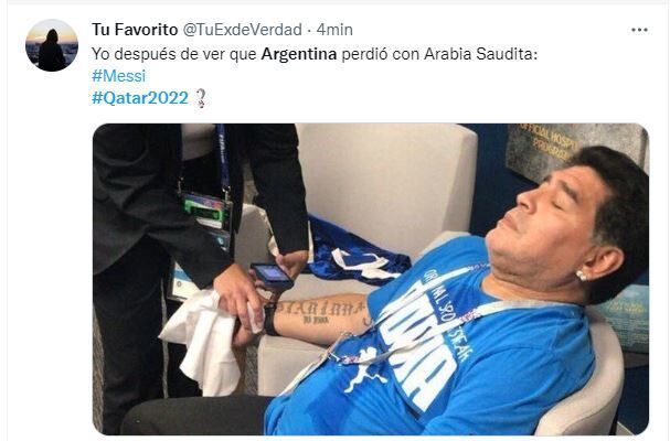 Los mejores memes del batacazo de Argentina en el Mundial