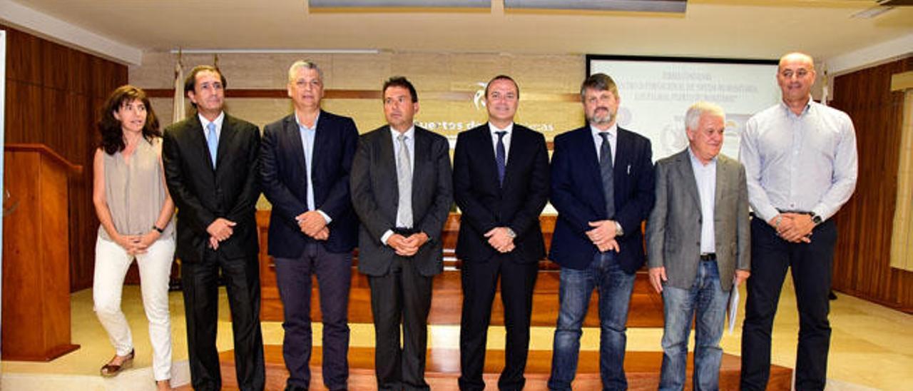 Inmaculada Moré, Luis Padrón, Néstor Hernández, Luis Ibarra, Augusto Hidalgo, Pablo Yuste, Carmelo Ramírez e Ismael Ravelo