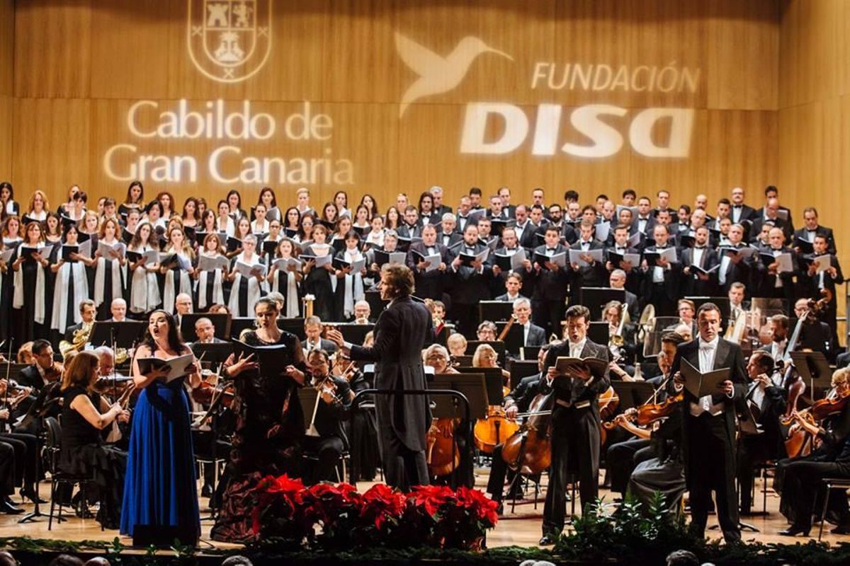 Concierto de Navidad de 2014 en el Teatro Pérez Galdós.