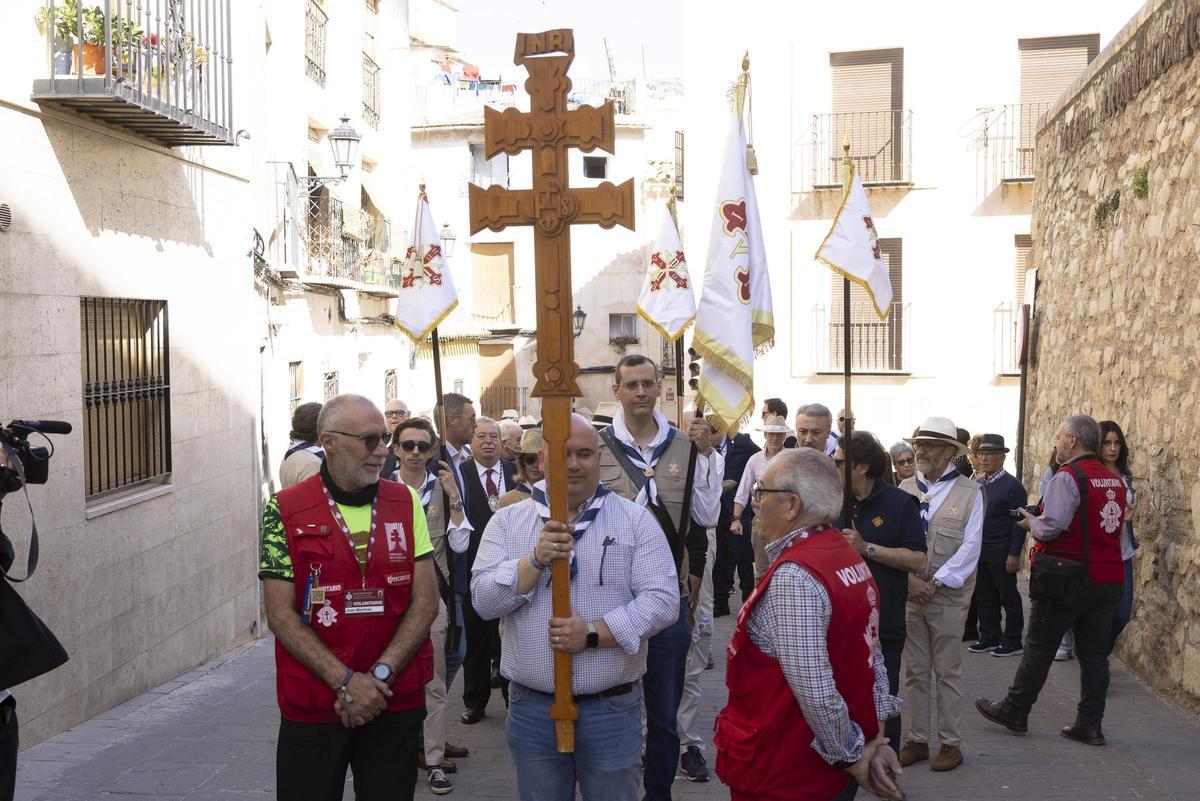 La orden Constantiniana de San Jorge peregrina a Caravaca