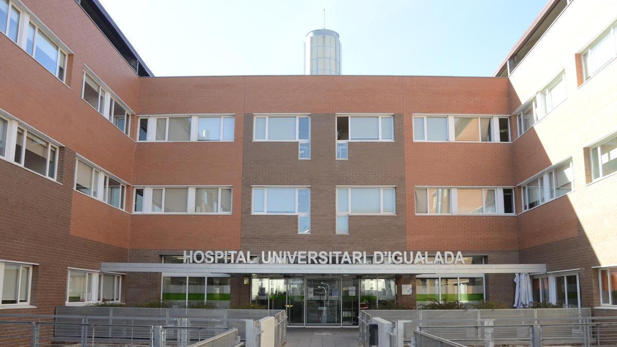 Entrada a l'Hospital Universitari d'Igualada