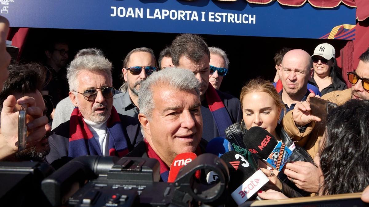 Laporta lanza dardo al Madrid: "Por una vez que no les regalan, que no se quejen"