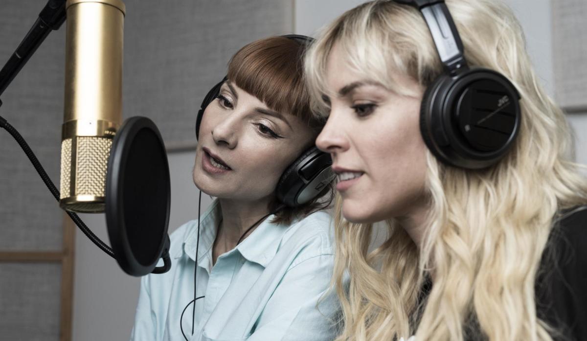 Najwa Nimri, en la grabación de 'Vis a vis: Cara B'.