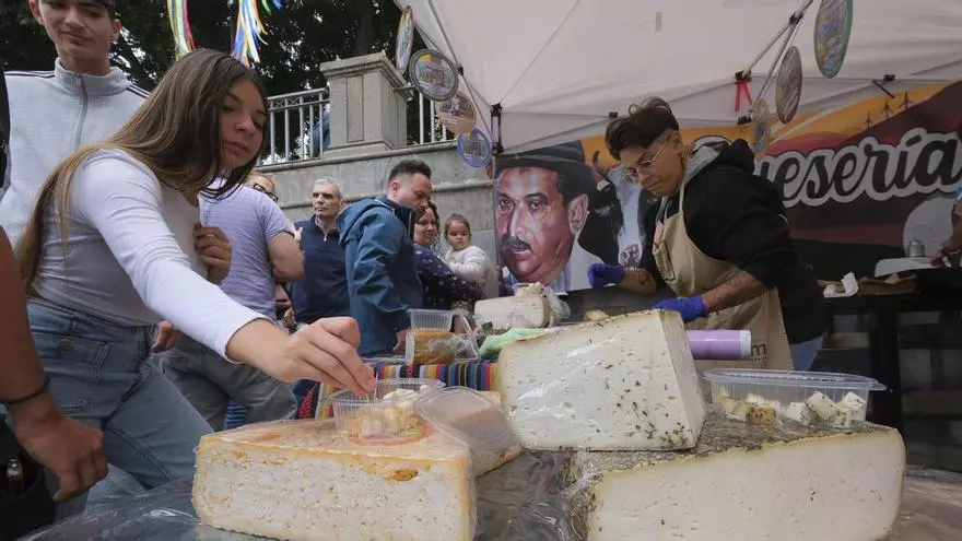 La feria El Sabor del Queso en Tamaraceite