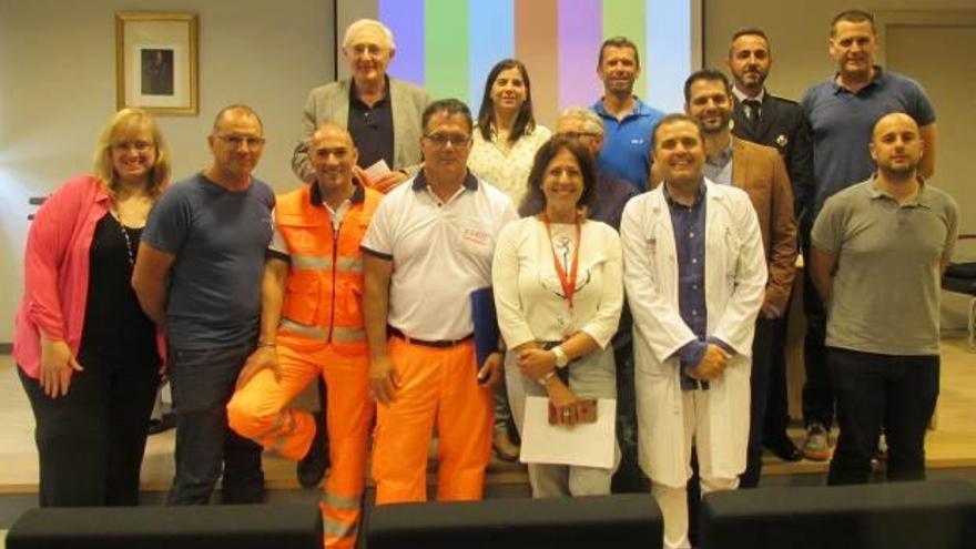 Varios participantes en la jornada de Gandia.