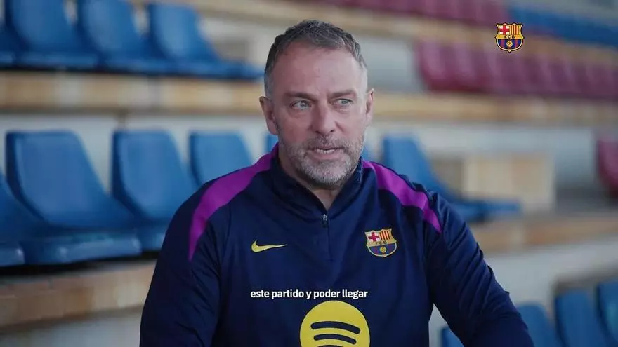 Hansi Flick sobre la remontada contra el Atlético: 'Es difícil, pero no es imposible. Tenemos que creer.'