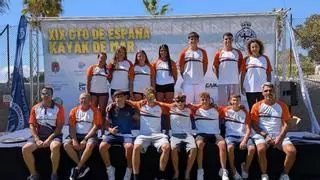 El Club Nàutic Sant Antoni conquista cuatro medallas en el Campeonato de España de Kayak de Mar
