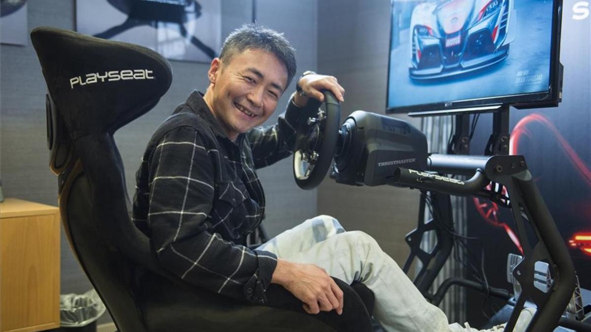 Kazunori Yamauchi, creador de la saga Gran Turismo, en Barcelona.