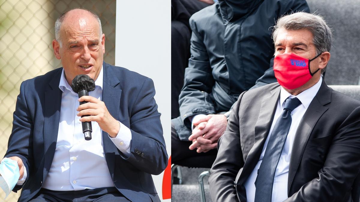 Javier Tebas i Joan Laporta