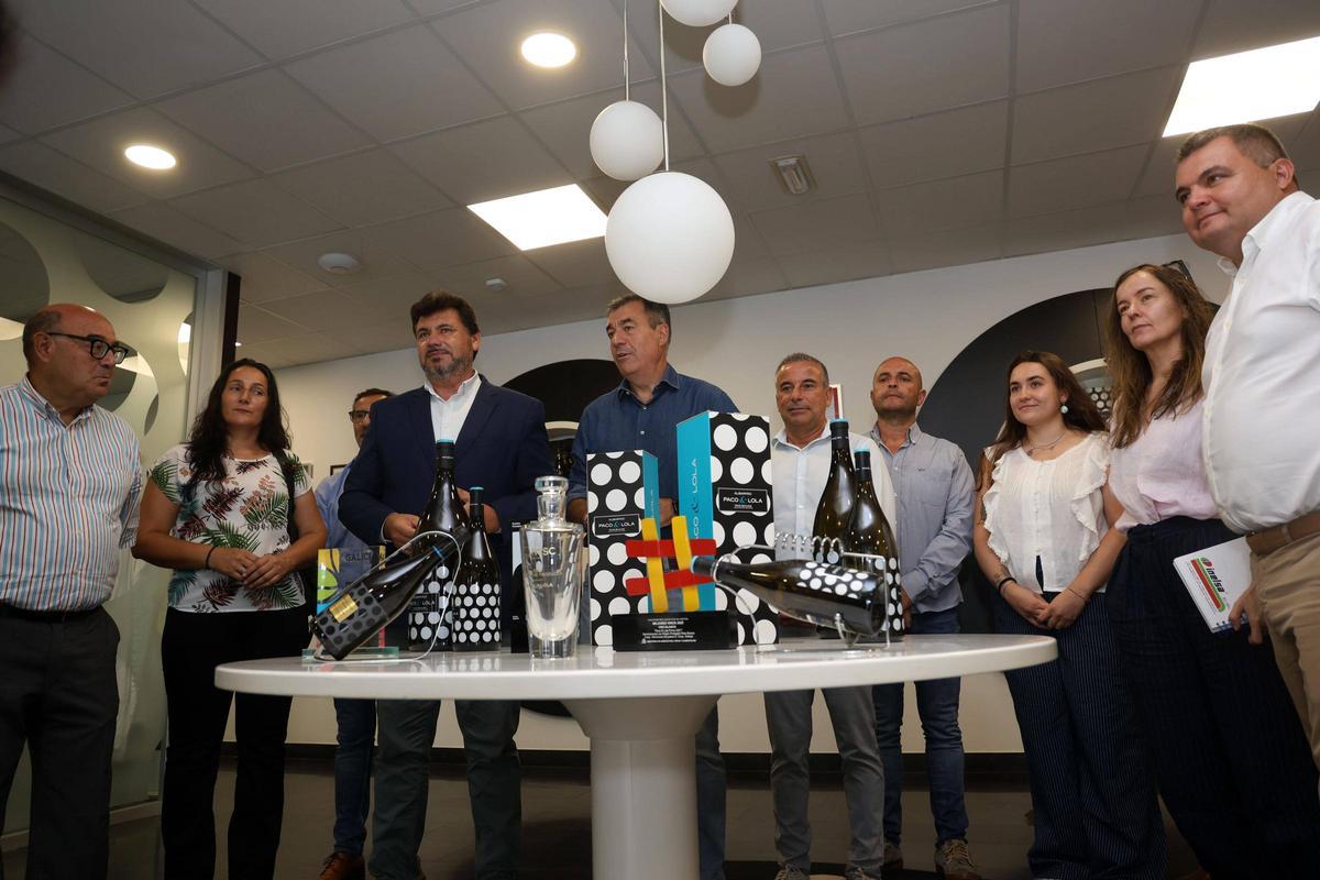 La visita incluyó una degustación.